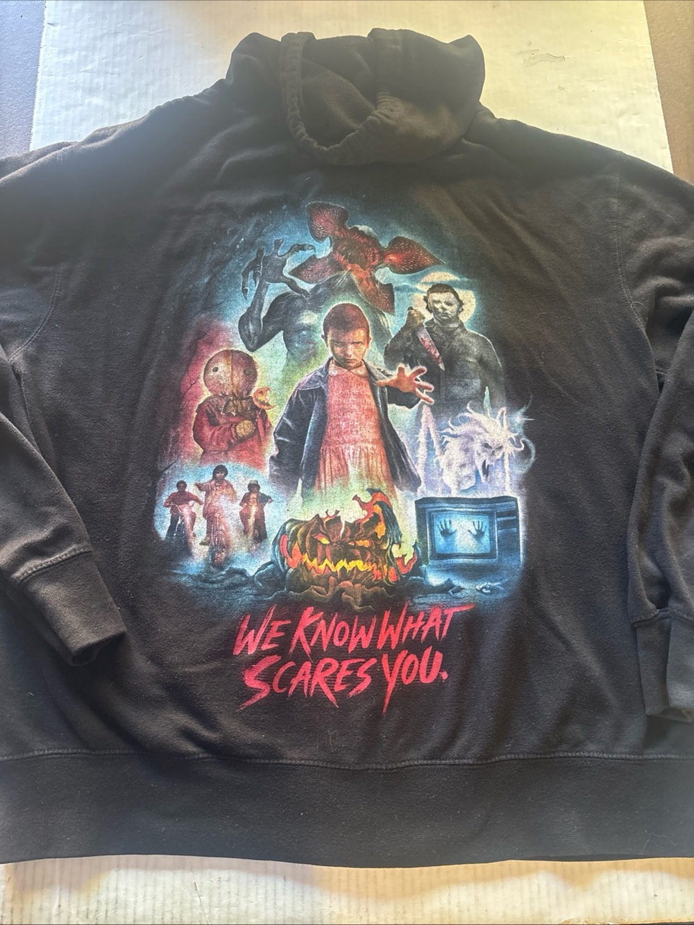 UNIVERSAL STUDIOS HHN 2018 Horror Graphic Full Zip Hoodie